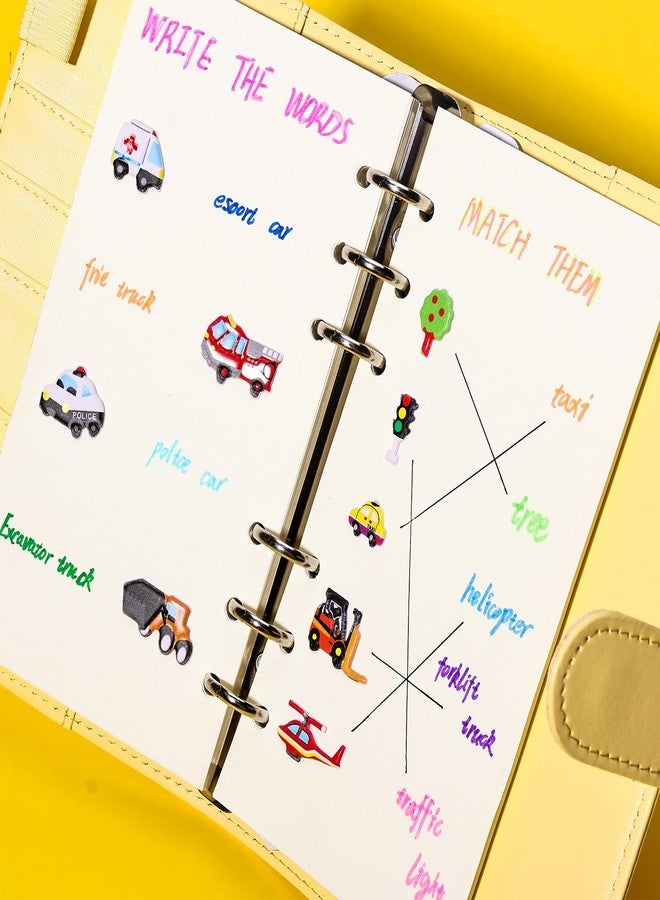 imnext2u 3D Puffy Stickers for Kids Reusable Car Sticker for Toddler, Boys, Girls Includes Truck Construction Tractor - 4 Sheets (Vehicle) - Image 4